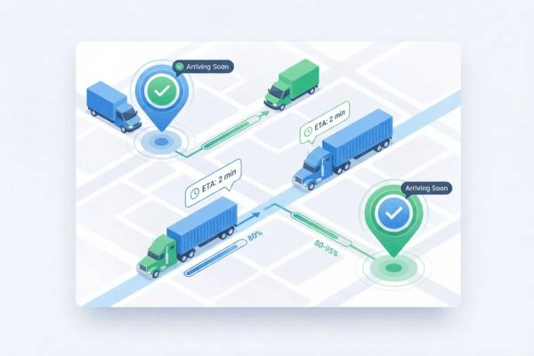 customer arrival tracking