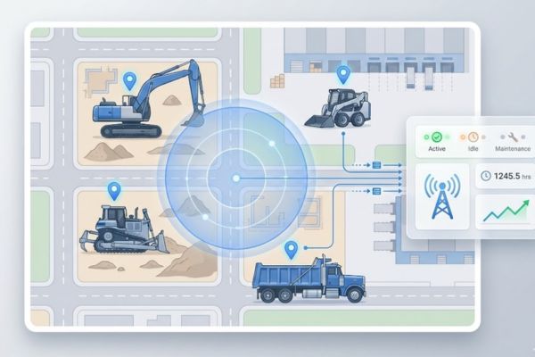 construction equipment tracking software platform